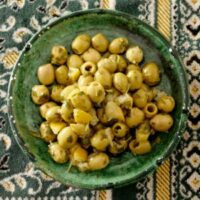 Moroccan green olives